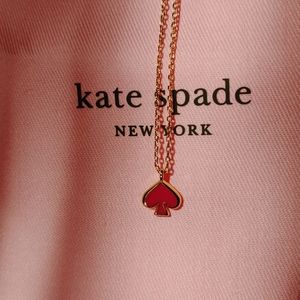 **SOLD**Kate Spade Everyday Spade Pendant and Chain in Bright Rose
